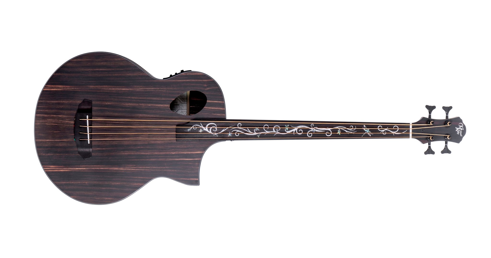 Dragonfly Port 4 Java Ebony Fretless Front