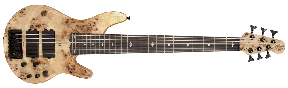 pinnacle 6 nat bass guitar front