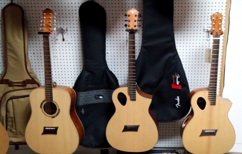 Michael Kelly Port Acoustic guitars at Murlin's Music World store in Maryville, TN