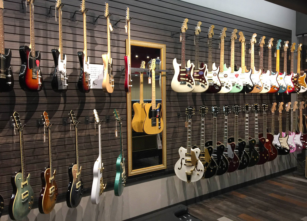 Electric guitars and Michael Kelly guitars at Ernie Williamson Music