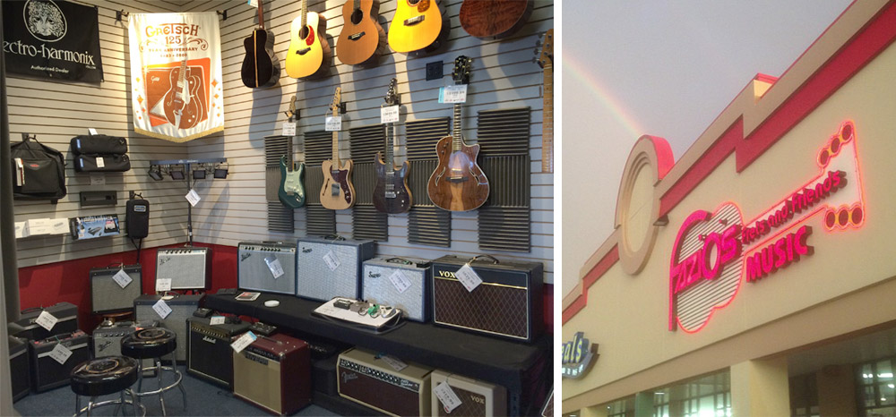 Michael Kelly 1950s and 1960s electric guitars at Fazio's Music in Ellisville, MO