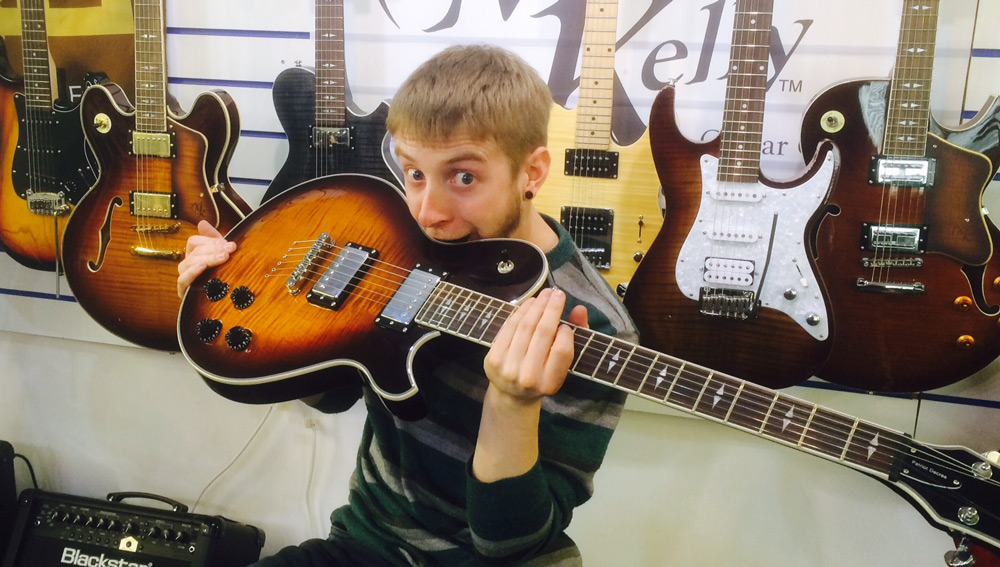 Michael Kelly Patriot electric guitars at West End Music